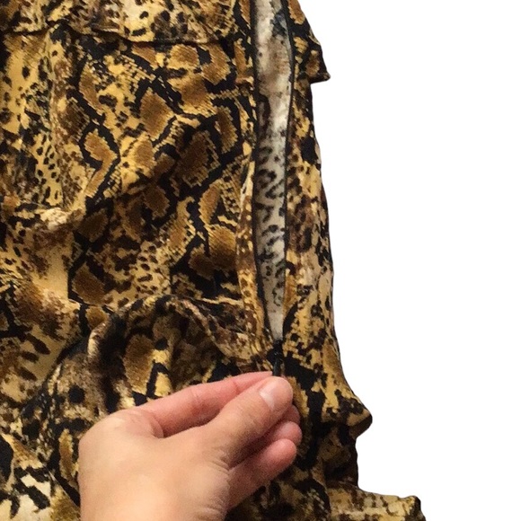 Ba&sh Sahara Snake Print Midi Dress, size XS - Picture 8 of 16